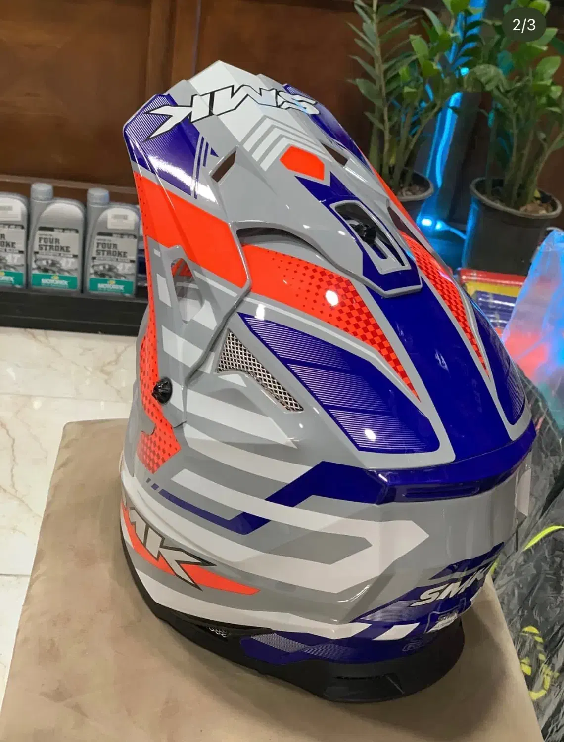 کلاه کاسکت کراسی مدل smk سایز L|قطعات یدکی و لوازم جانبی|لنگرود, |دیوار