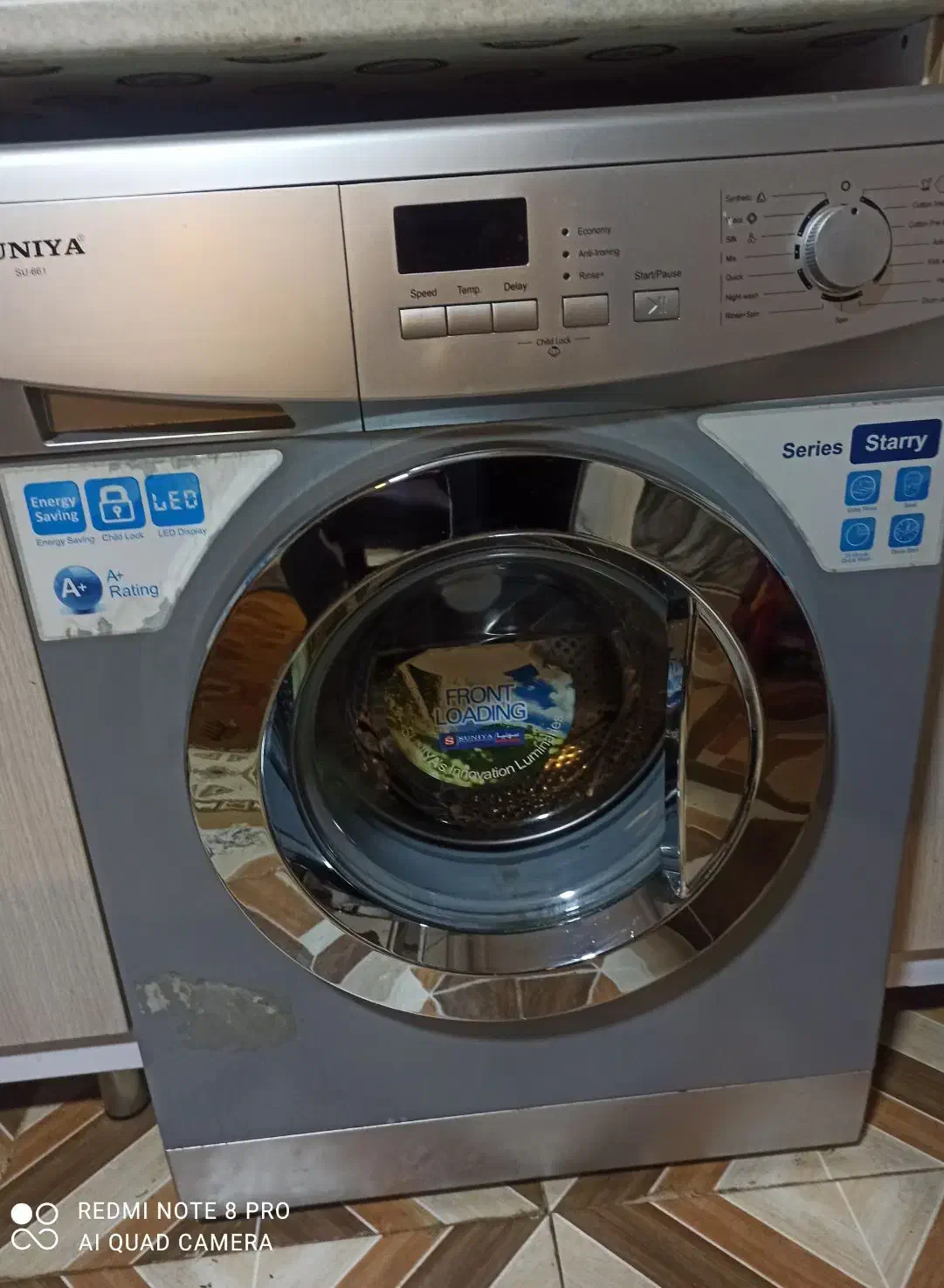 ماشین لباس شویی ۸کیلویی|ماشین لباسشویی و خشک‌کن لباس|سیرجان, |دیوار