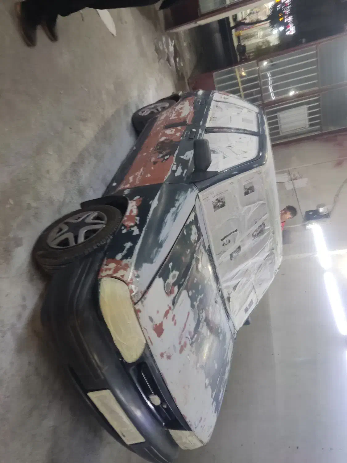 نقاشی ماشین یکی دو روزه|خدمات موتور و ماشین|فرخشهر, |دیوار