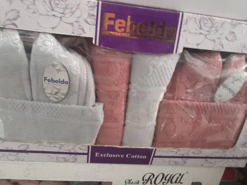 حوله ست دست و صورت استخری تن پوش|سفره، حوله، دستمال آشپزخانه|تهران, شوش (باغ آذری)|دیوار