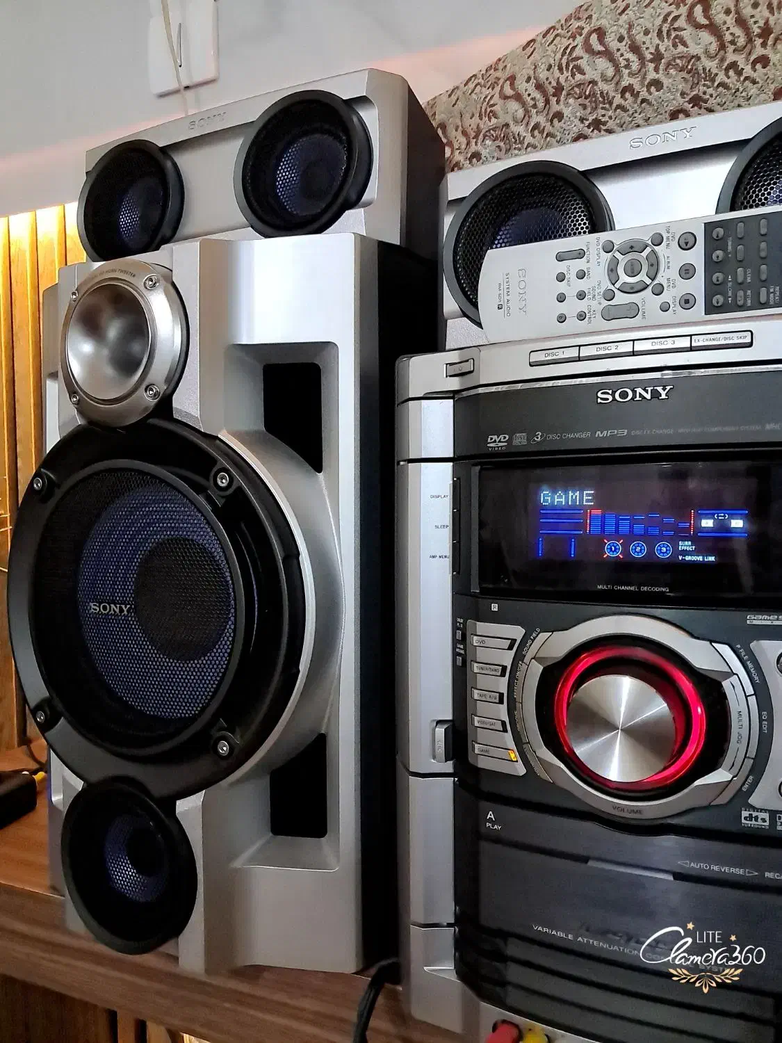 ظبط سونی مدل GN90D قدرتمند سنگین وزن نو نو|سیستم صوتی خانگی|اصفهان, آبشار|دیوار