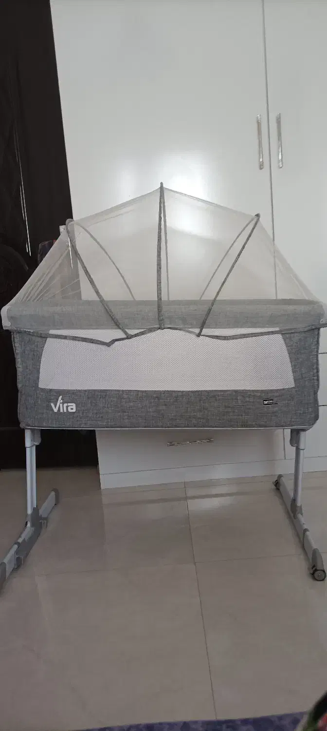 گهواره کنار تخت مادر مدل ویرا+کریر|تخت و صندلی بچه|رشت, یخسازی|دیوار