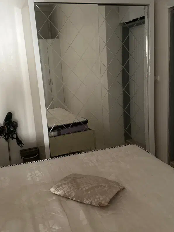 تخت خواب دونفر۲عدد پاتختی و میز آرایشی وکمد بزرگ|تخت و سرویس خواب|تهران, افسریه شمالی|دیوار