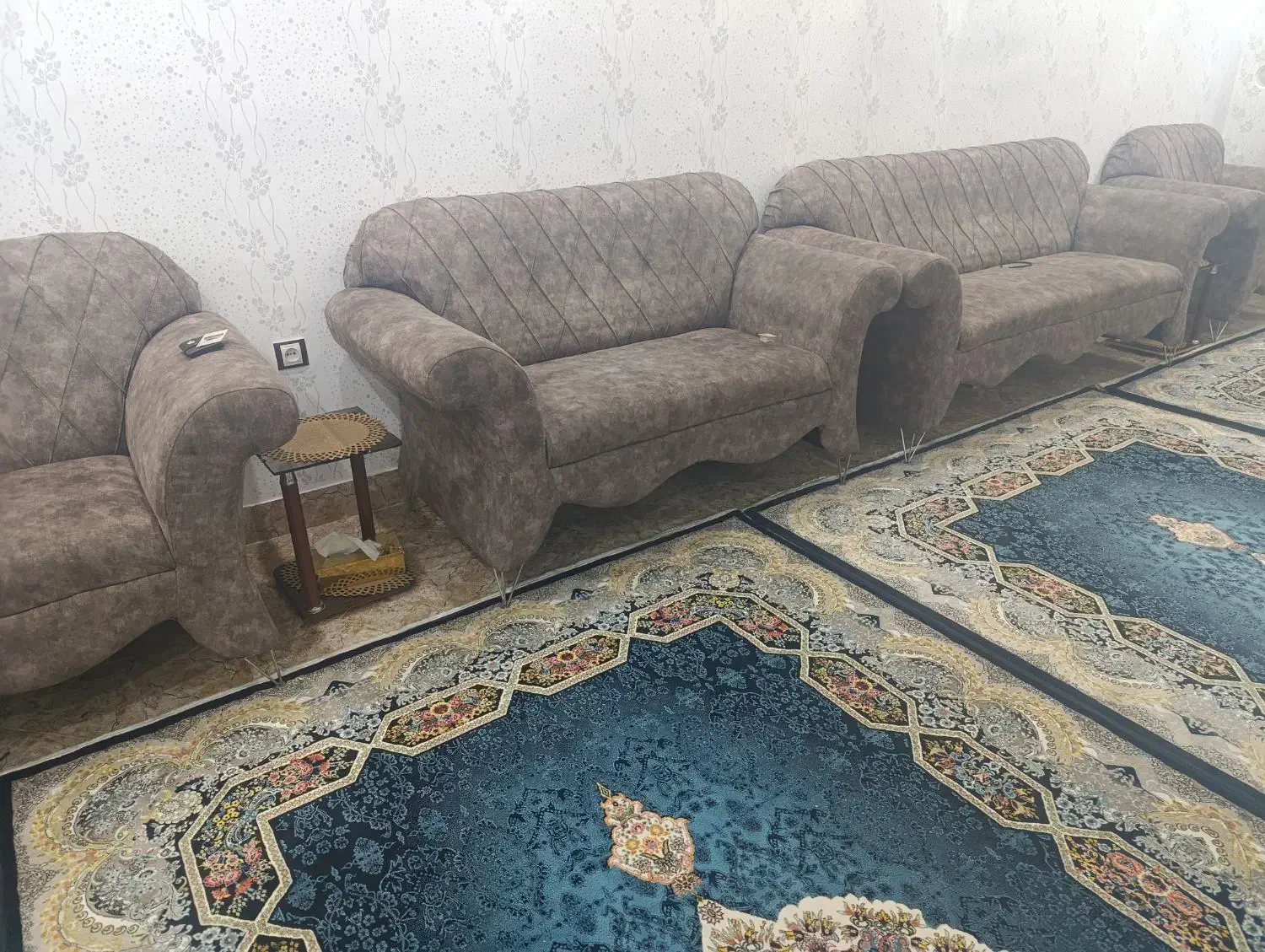 مبل هفت نفر|مبلمان خانگی و میز عسلی|دهگلان, |دیوار