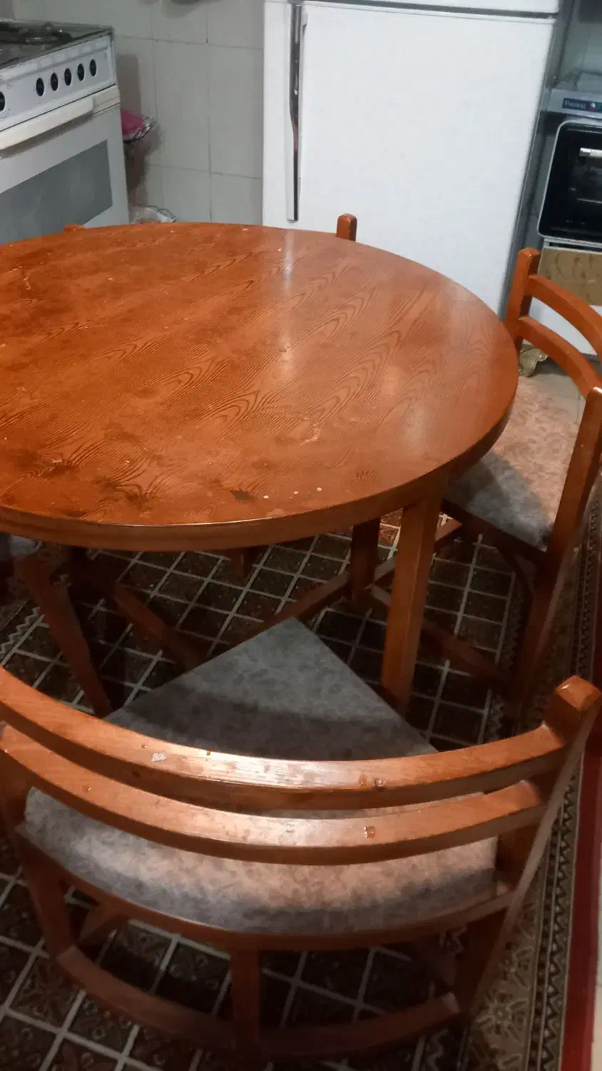 میز ناهار خوری|میز و صندلی غذاخوری|هشتگرد, شهرک اداری|دیوار