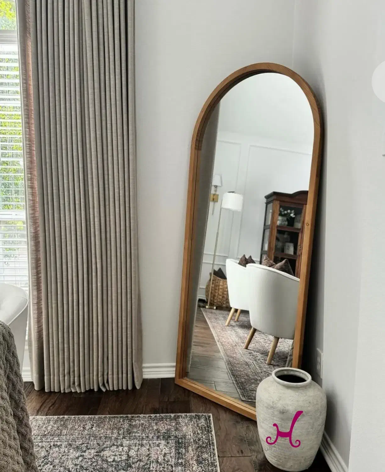 بازار بزرگ مبل ملل آینه قدی چوبی گنبدی|آینه|بندرعباس, |دیوار