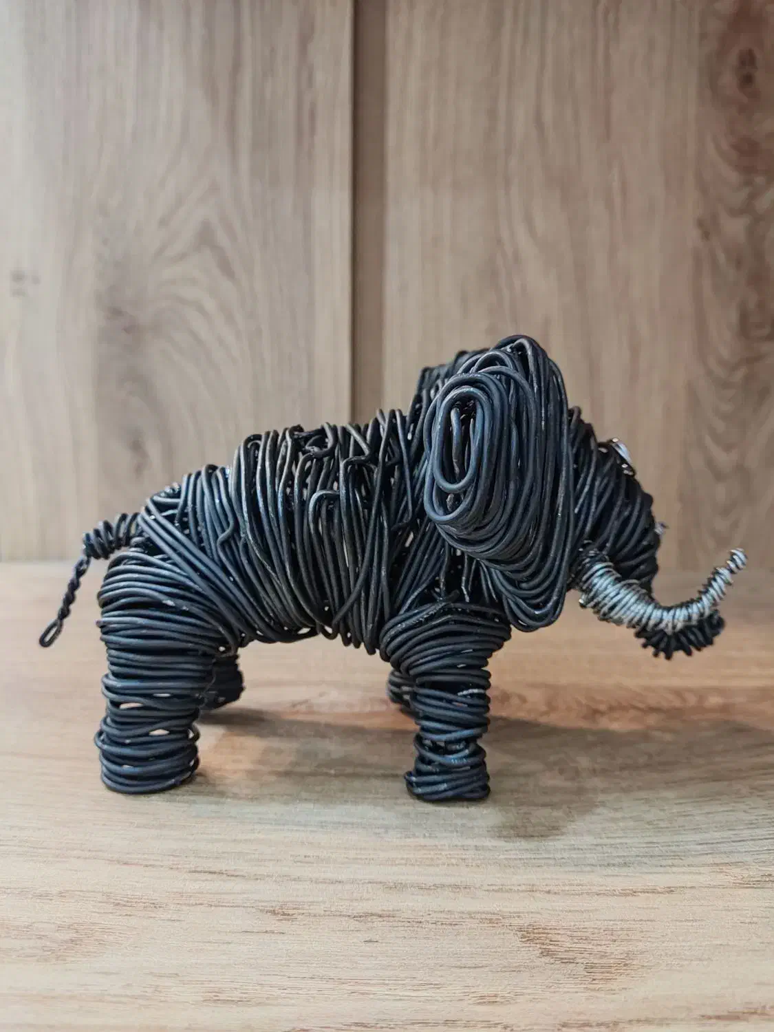 تندیس فیل مفتولی|مجسمه، تندیس، ماکت|اصفهان, شاهزید|دیوار