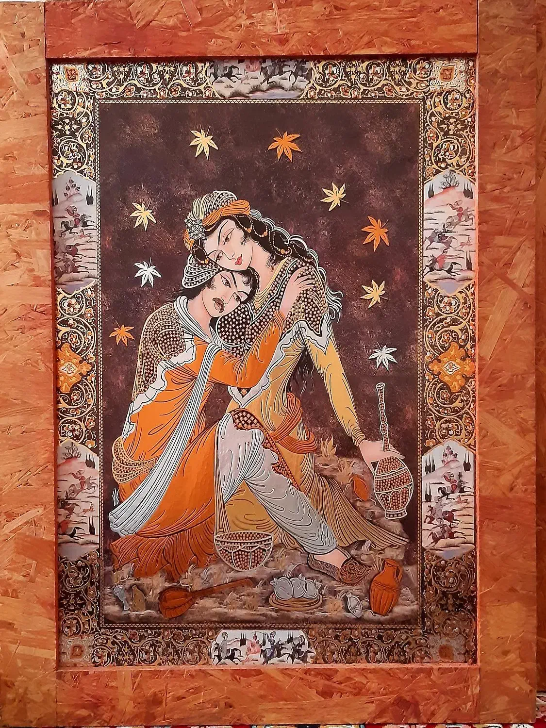 تابلو معرق روی چوب نقش برجسته|تابلو، نقاشی، عکس|پردیس, فاز ۳|دیوار