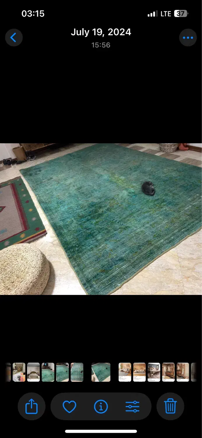 فرش روستیک دستبافت ۴ متری و۱۲ متری|فرش|کیش, |دیوار