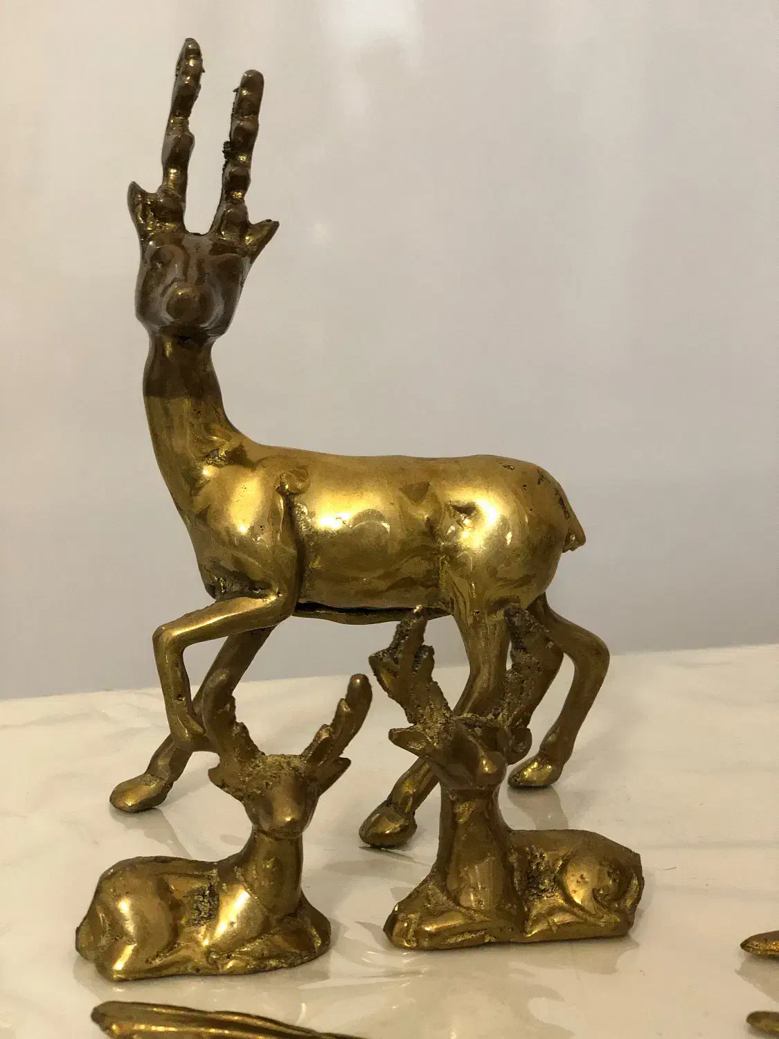 گوزن برنز پرنده ی برنز|مجسمه، تندیس، ماکت|مشگین شهر, |دیوار