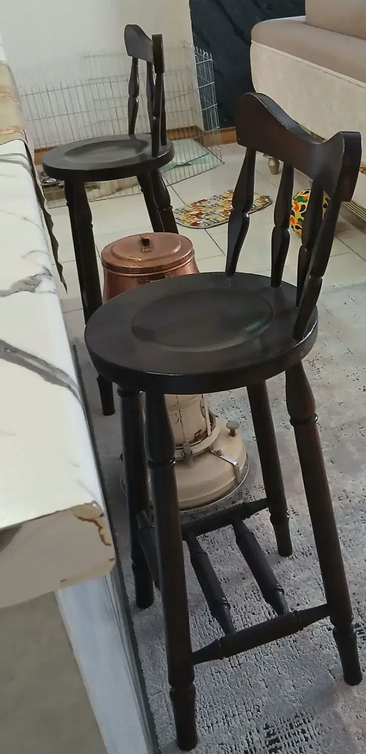 ۲ عدد صندلی اپن در حد نو بسیار شیک|میز و صندلی غذاخوری|پردیس, فاز ۸|دیوار