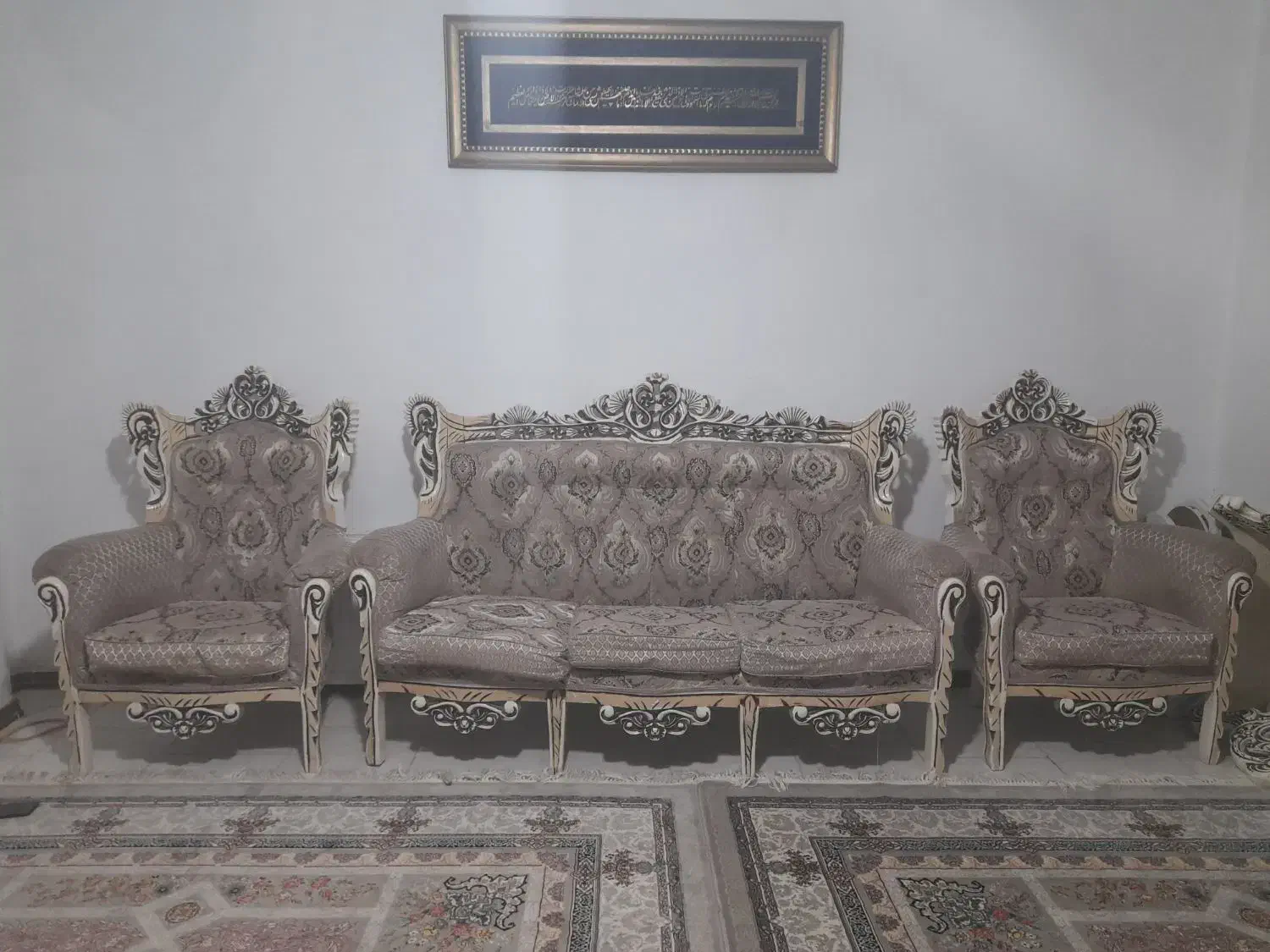 مبل سلطنتی|مبلمان خانگی و میز عسلی|صفادشت, |دیوار