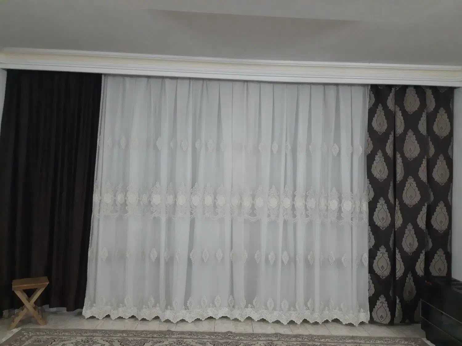 پرده پذیرایی|پرده، رانر، رومیزی|مشهد, امیریه|دیوار