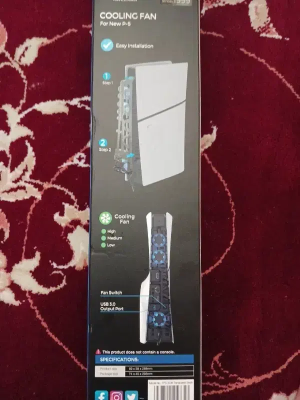 فن ps5 slim دابی|کنسول، بازی ویدئویی و آنلاین|تهران, شهرک ولیعصر جنوبی|دیوار