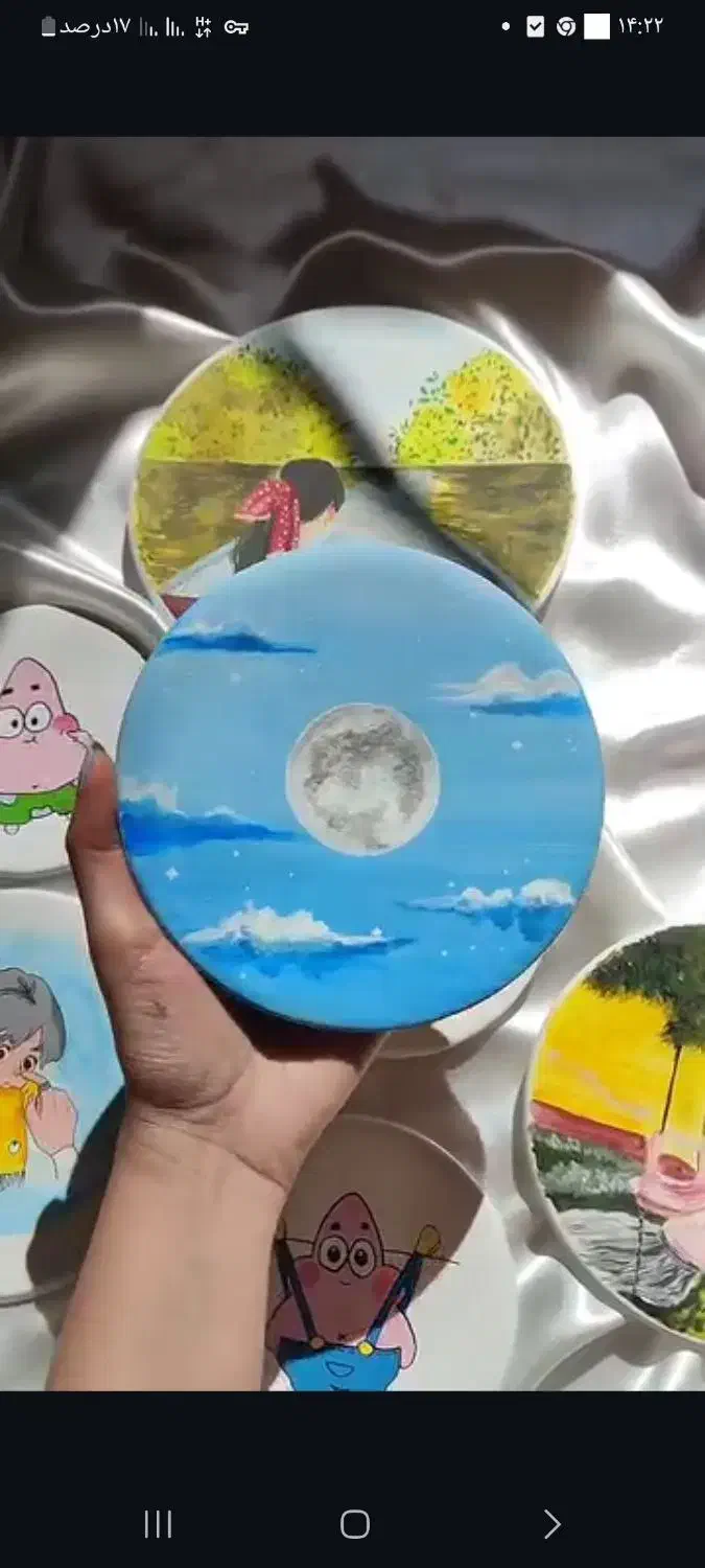 سفارش نقاشی روی سفال و بوم|تابلو، نقاشی، عکس|محمدشهر, سیدآباد|دیوار