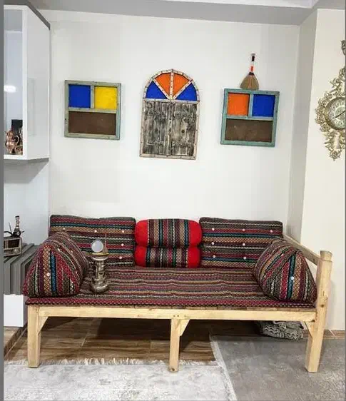 تخت سنتی چوبی|صندلی و نیمکت|محمدشهر, محمدشهر|دیوار