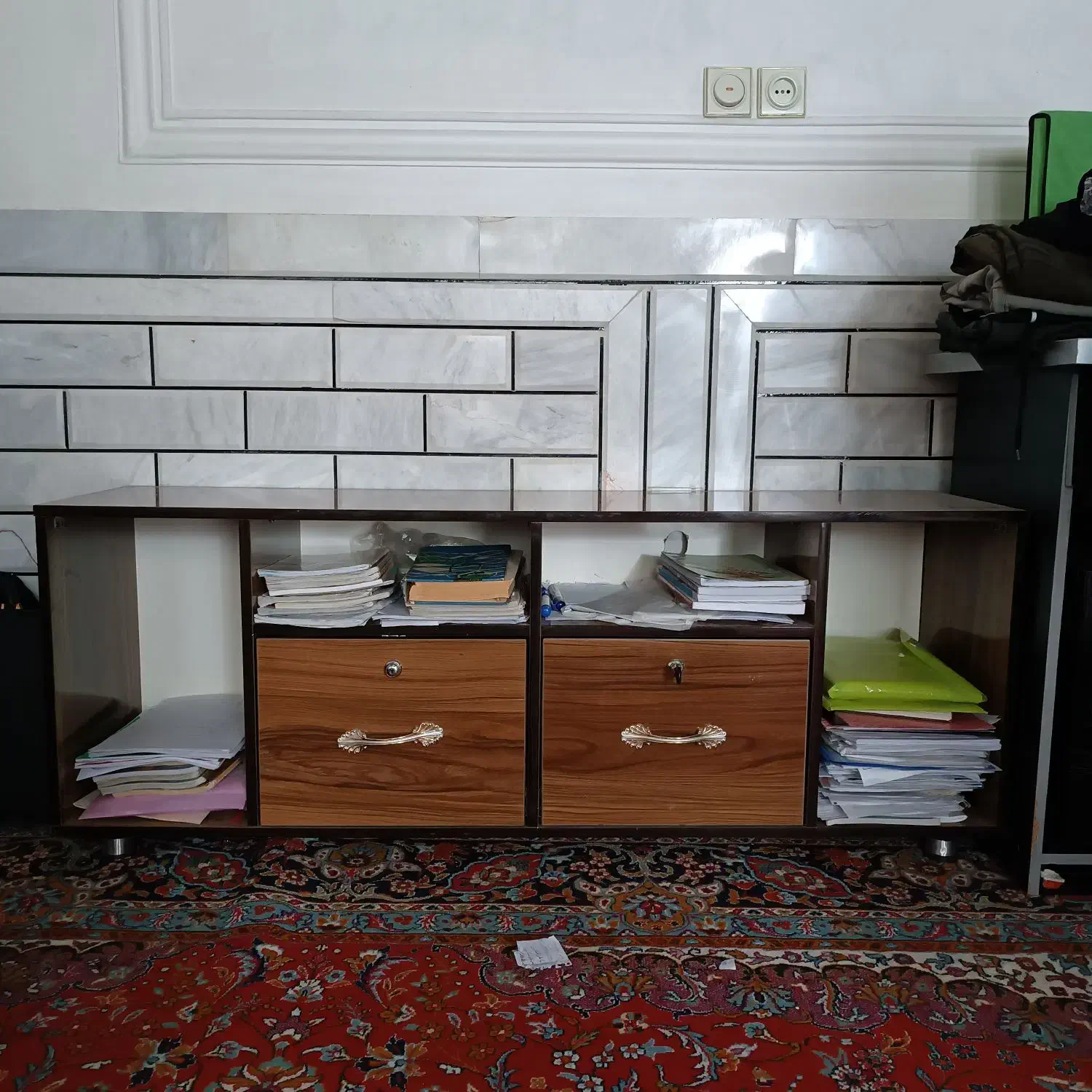 میز تلویزیون ، میز غذاخوری ، دراور ، صندلی|جاکفشی، کمد، دراور|الیگودرز, |دیوار