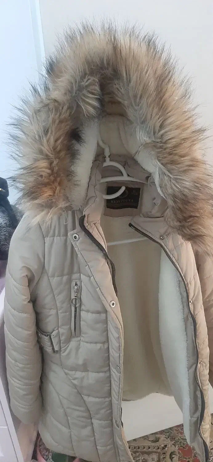 فروش بارانی کلاه دار دور خز|لباس|قائم‌شهر, |دیوار