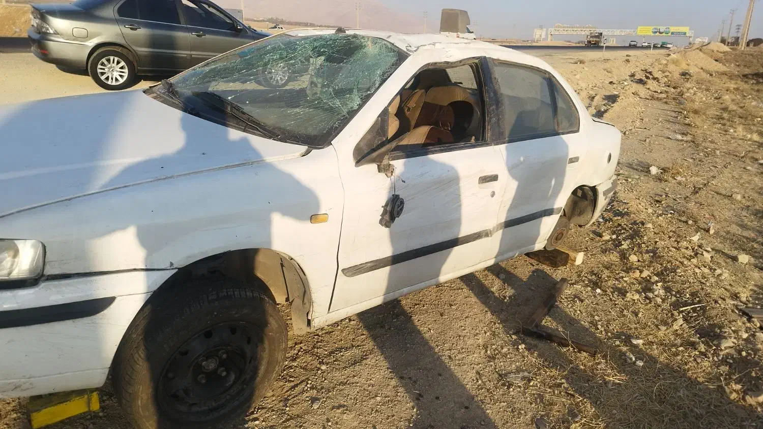 سمند EF7 مدل 90 تصادفی|خودرو سواری و وانت|تهران, قصر فیروزه ۱|دیوار