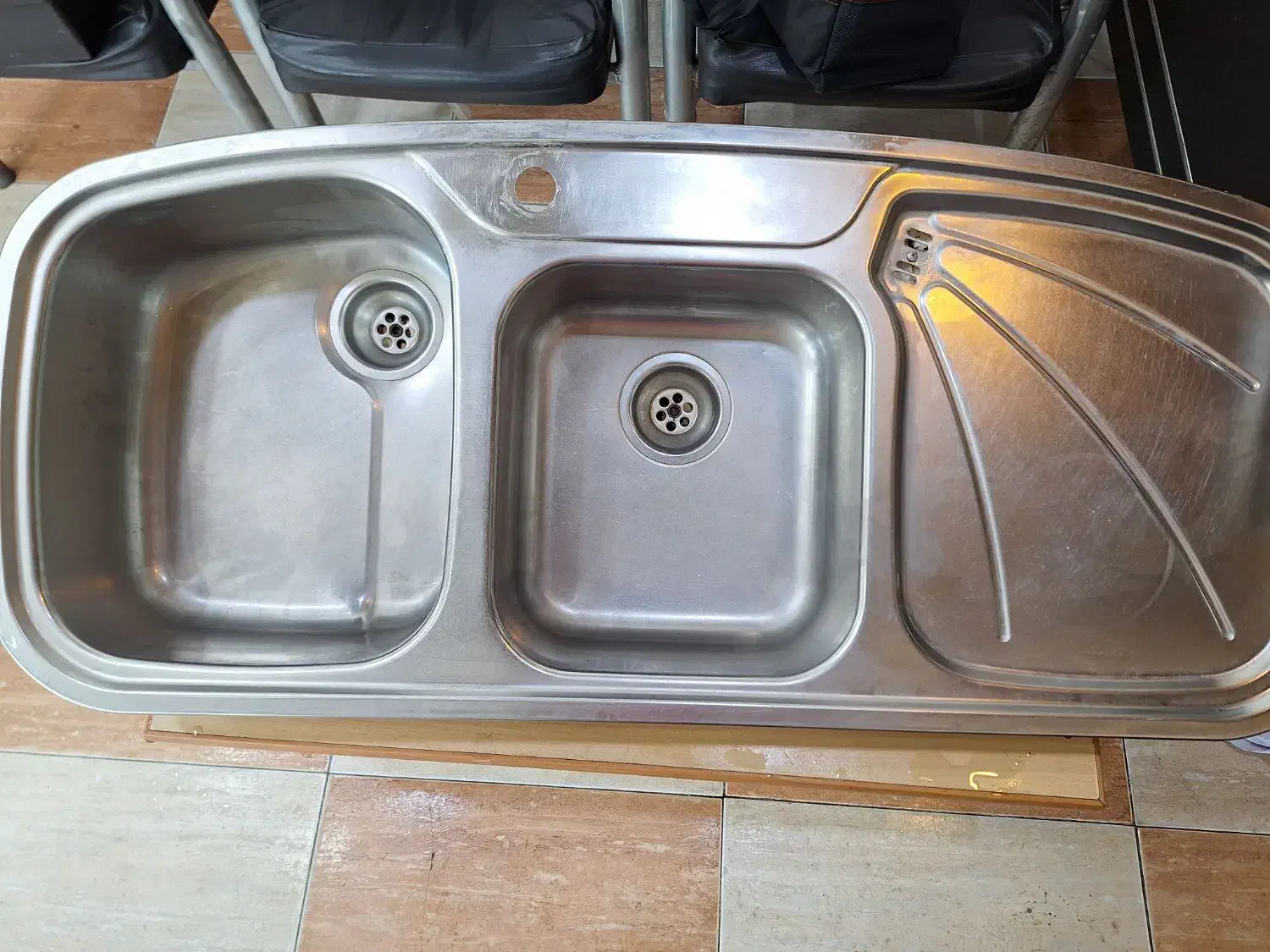 سینک آشپزخانه مارک اخوان بسیار تمیز سالم|مصالح و تجهیزات ساختمان|تنکابن, |دیوار