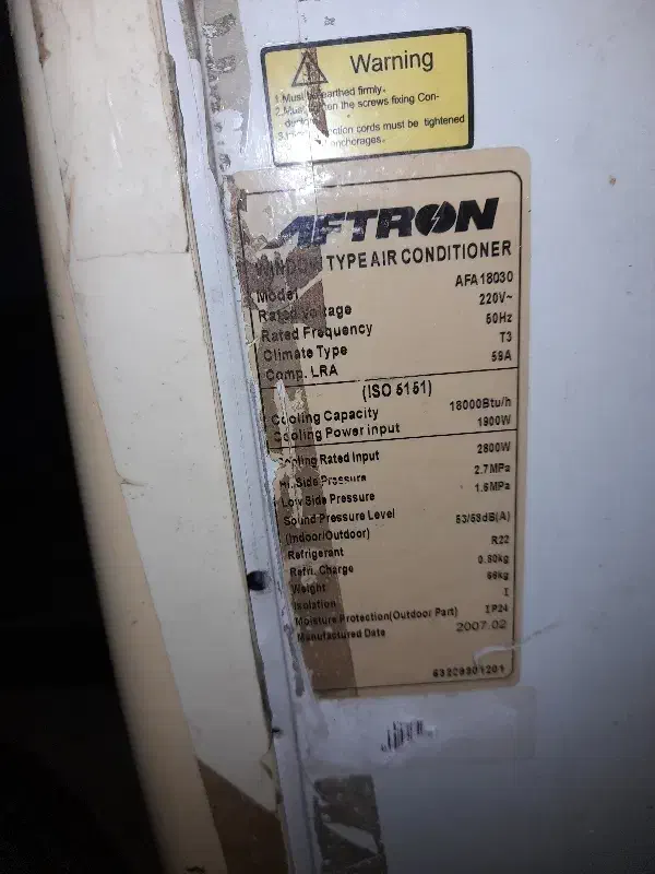 فروش کولرگازی پنجره ای ۱۸هزار|کولر گازی و فن‌کوئل|لاهیجان, بازکیاگوراب|دیوار