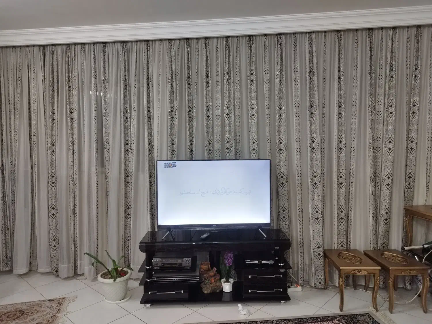 پرده حریر|پرده، رانر، رومیزی|مشهد, نوید|دیوار