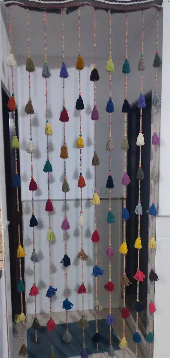 پرده سنتی|پرده، رانر، رومیزی|قم, قلعه کامکار|دیوار