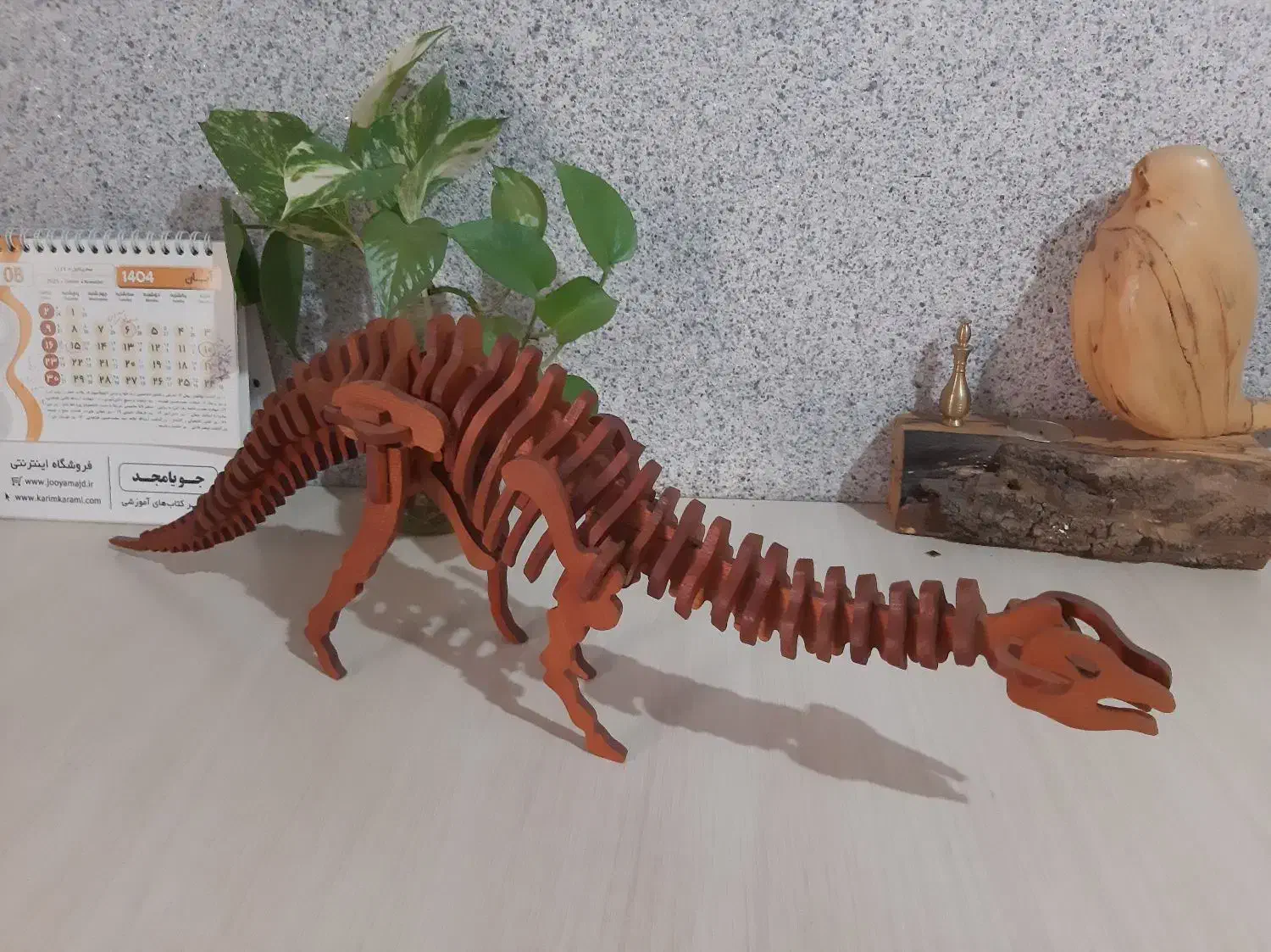 معرق اسکلت دایناسور|صنایع دستی و سایر لوازم تزئینی|قائم‌شهر, |دیوار