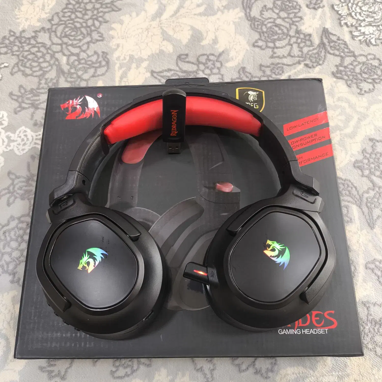 هدست گیمینگ بیسیم/باسیم + پایه/هاب 4 پورته|قطعات و لوازم جانبی رایانه|بوکان, |دیوار