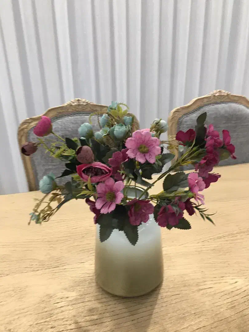 دو عدد گل و گلدان پتینه و ارکیده|گل مصنوعی|سنندج, |دیوار