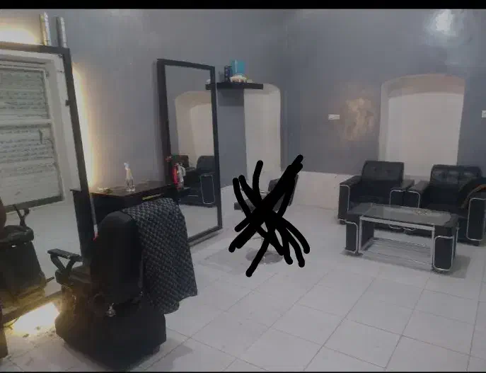 دکور ارایشگاه مردانه|آرایشگاه و سالنهای زیبایی|زابل, |دیوار