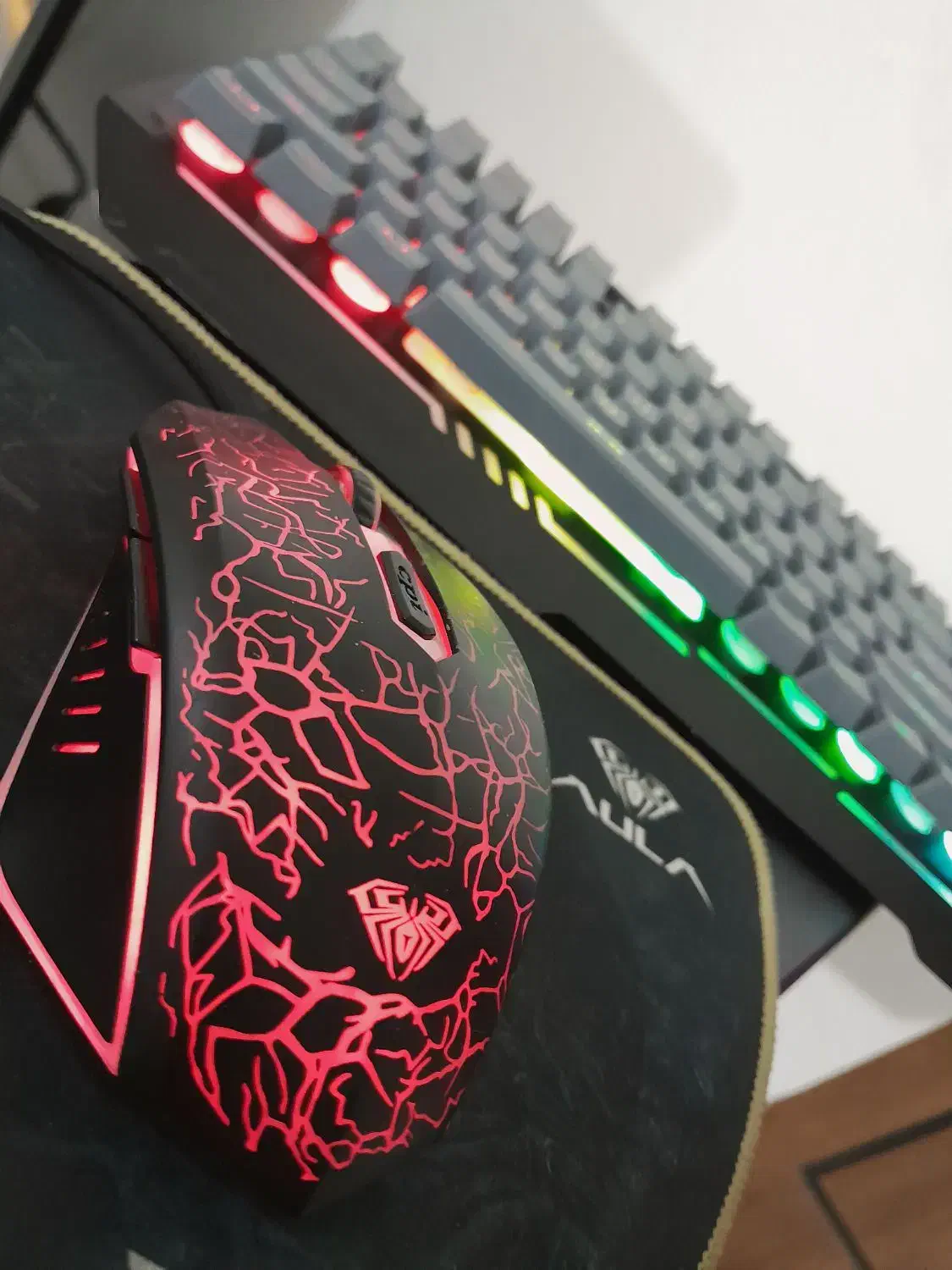 کیبورد و موس گیمینگ Aula|قطعات و لوازم جانبی رایانه|خمینی‌شهر, |دیوار