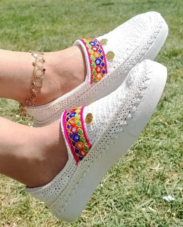 گیوه دستبافت خودم|کیف، کفش، کمربند|شهرکرد, |دیوار