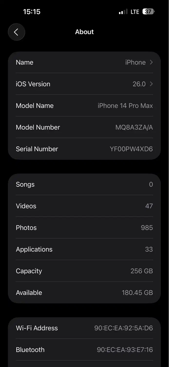 iphone 14 pro max بنفش ۲۵۶ zaa 2سیم کارت|موبایل|تهران, نارمک|دیوار