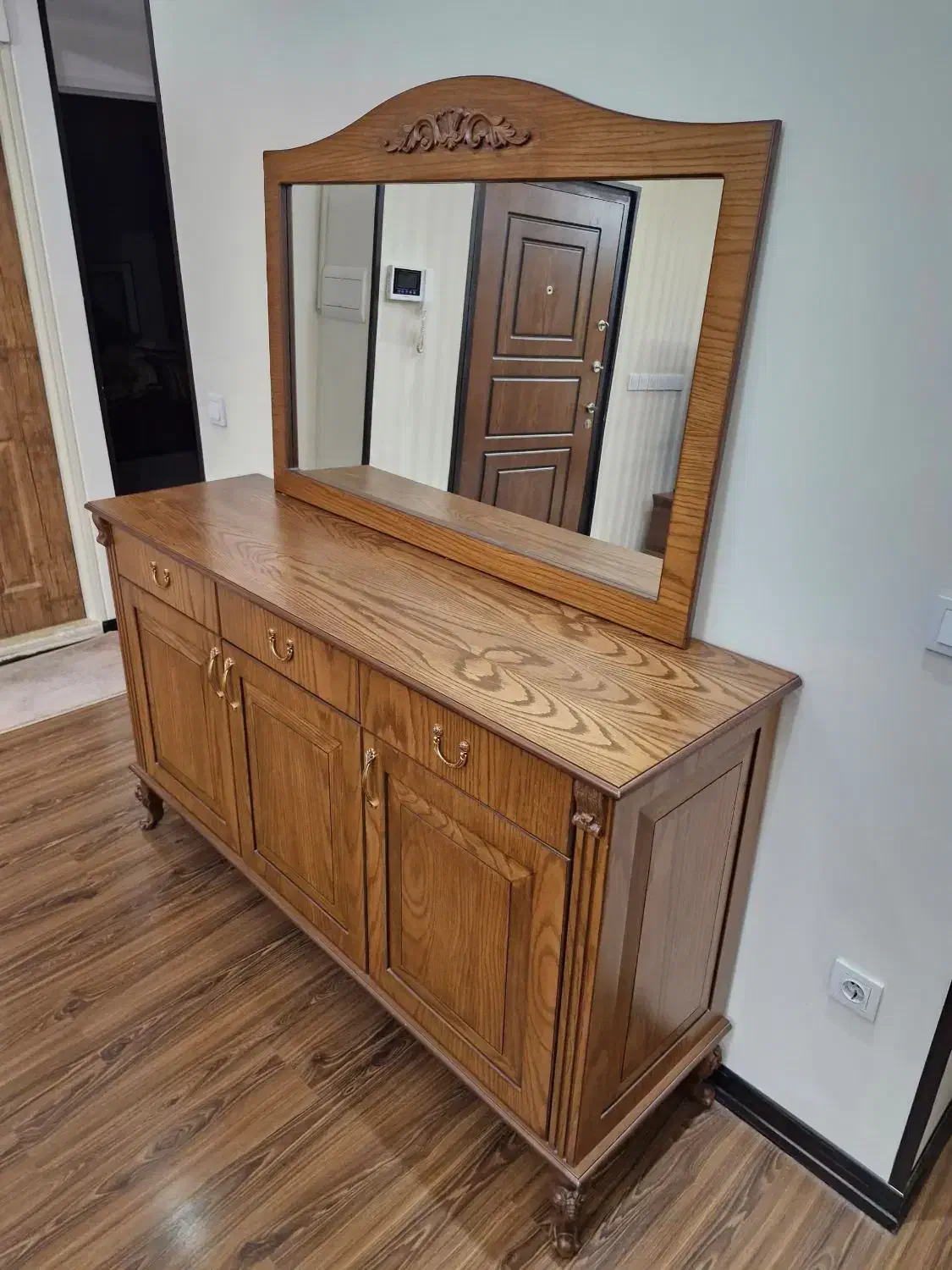 آینه کنسول mdf|بوفه، ویترین، کنسول|کرج, برغان|دیوار