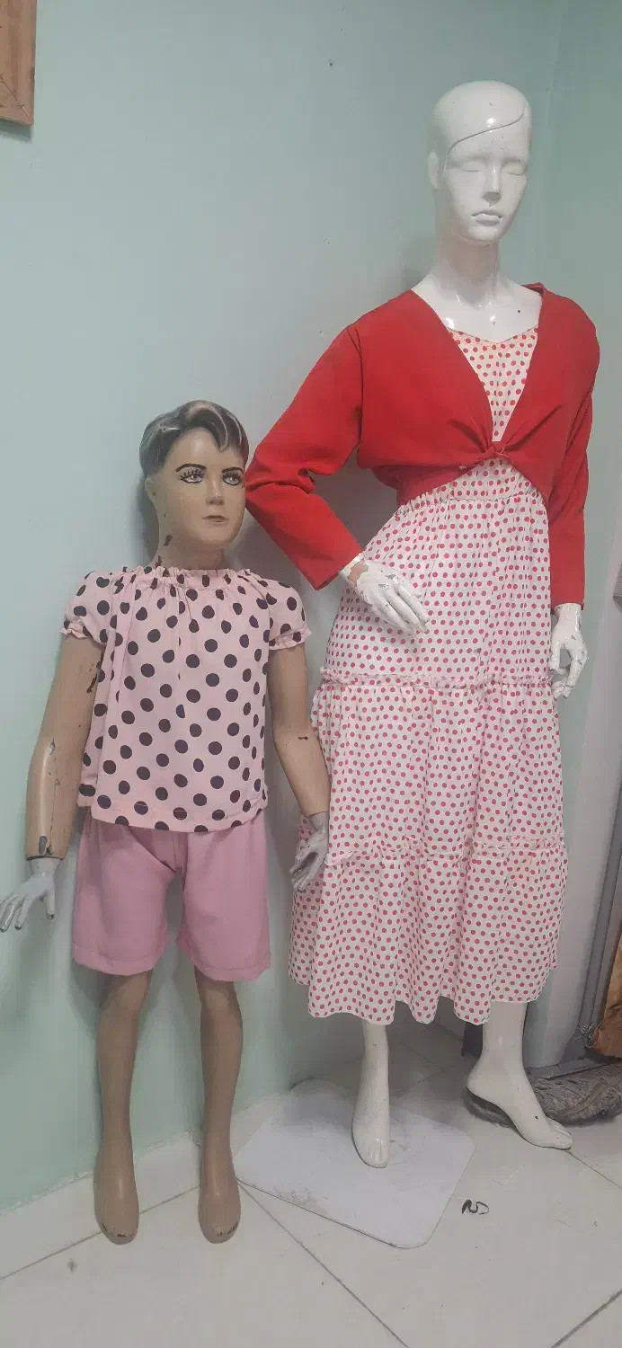 مانکن لباس بچه و زنانه|فروشگاه و مغازه|فردیس, منظریه|دیوار