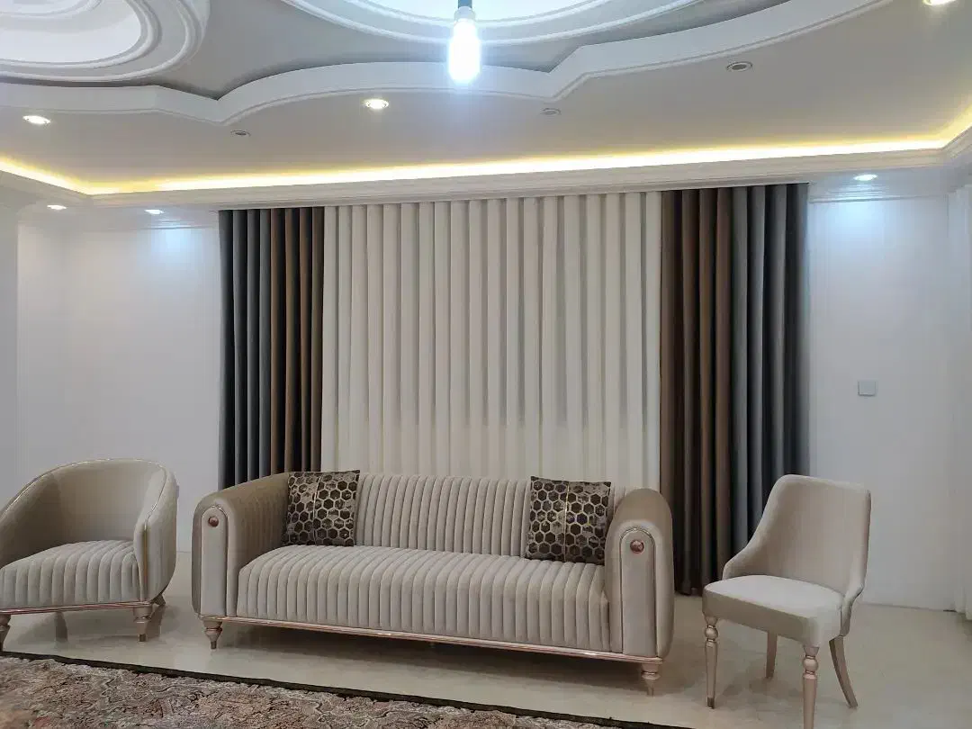 پرده مینیمال شیک و مدرن برای سالن و اتاق خواب|پرده، رانر، رومیزی|بندرعباس, |دیوار