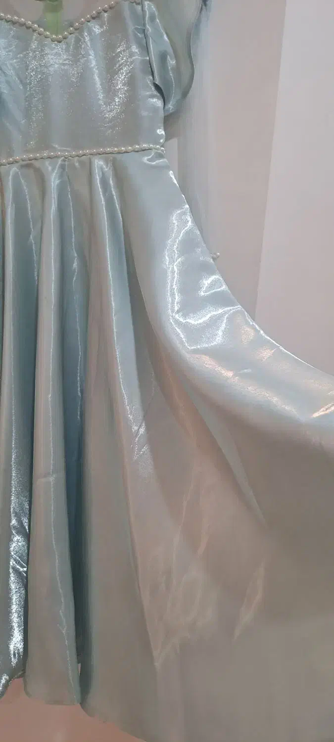 لباس عروس  کودک رنگ آبی|کفش و لباس بچه|باقرشهر, |دیوار