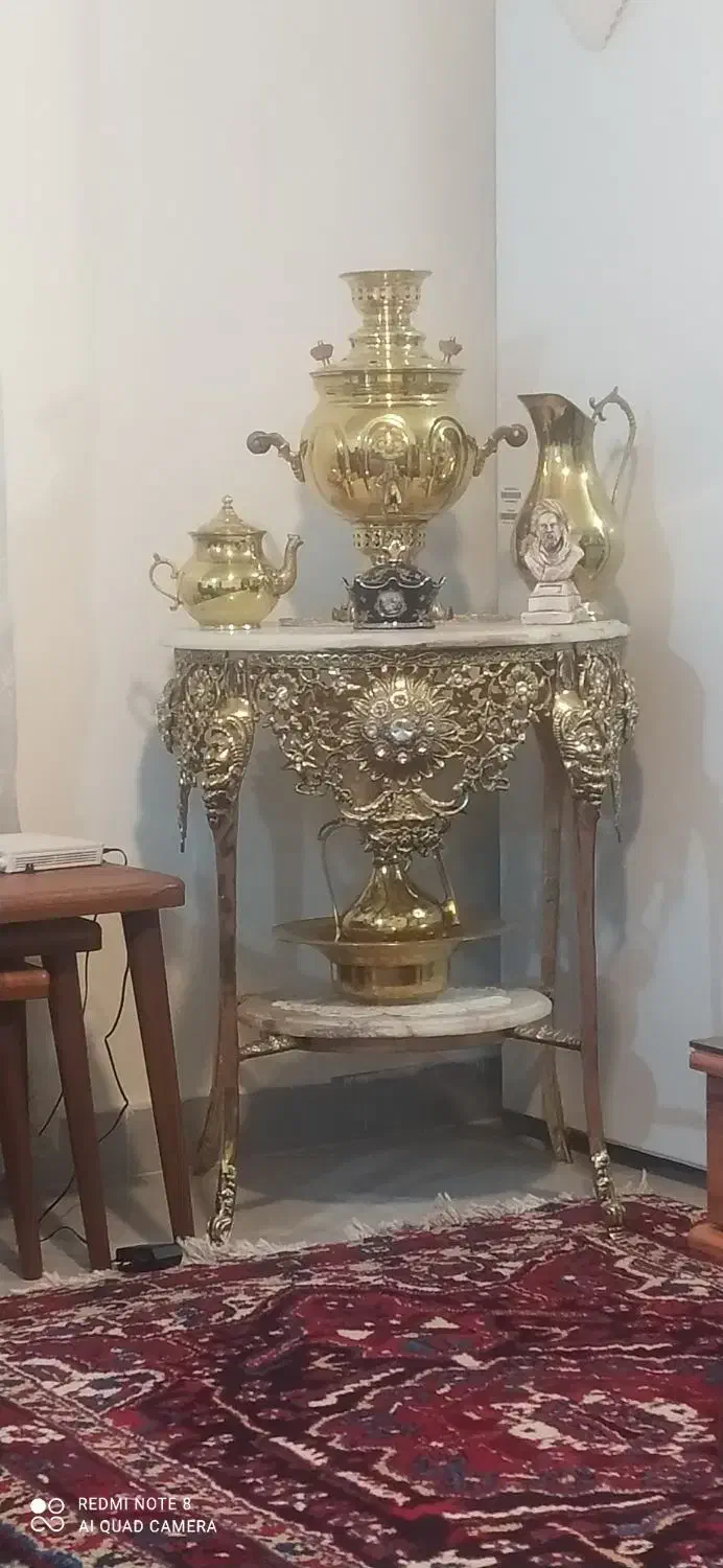 میز برنز،ساعت دیواری ،هندوانه  چک اصل|مبلمان خانگی و میز عسلی|مرند, |دیوار