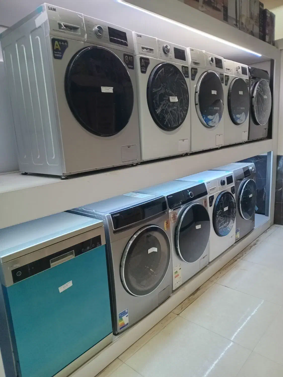 انواع ماشین های لباسشویی اتومات ودوقلو ومینی واش|ماشین لباسشویی و خشککن لباس|شوشتر, |دیوار