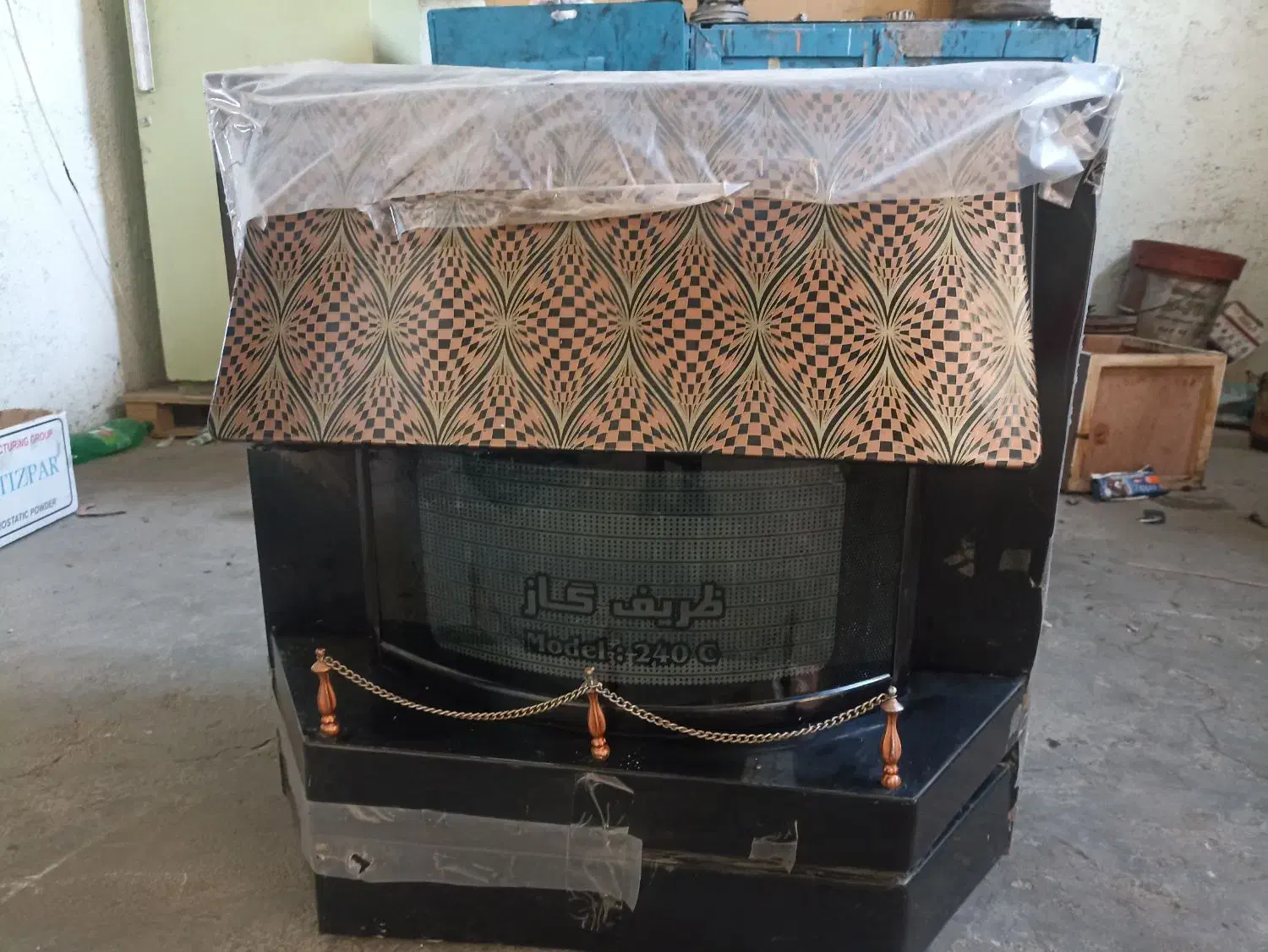 بخاری طرح شومینه|بخاری، هیتر، شومینه|گناباد, |دیوار