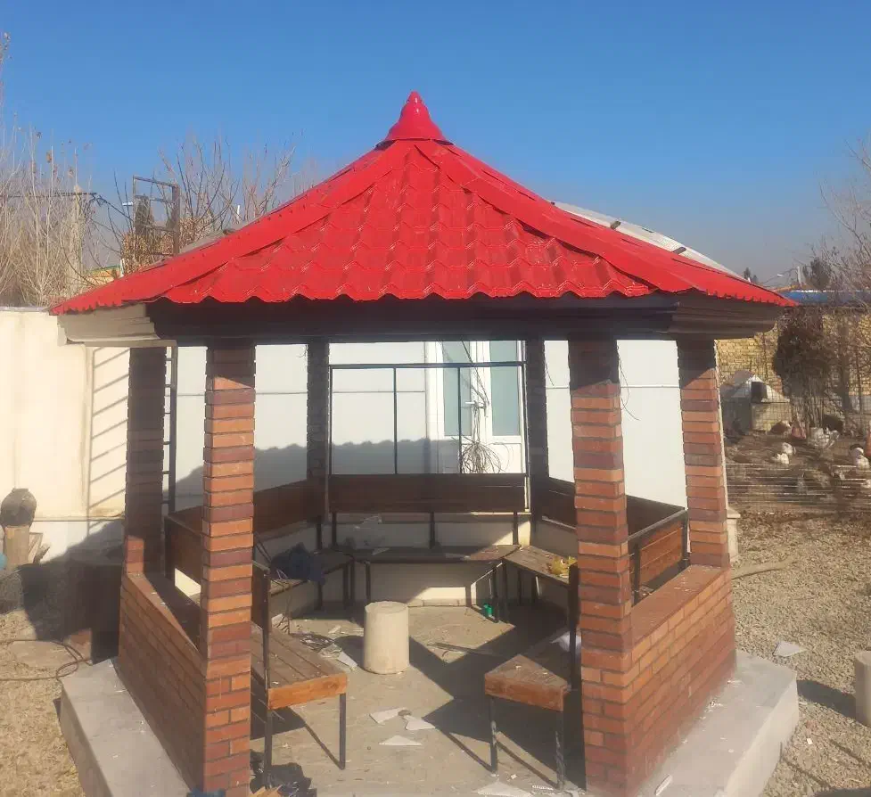 ساخت الاچیق . سردری . سقف استخر .باربیکیو|خدمات پیشه و مهارت|هشتگرد, شهرک صبا سوله|دیوار