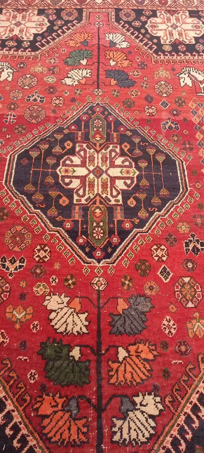 قالی محلی|فرش|شیراز, گویم|دیوار