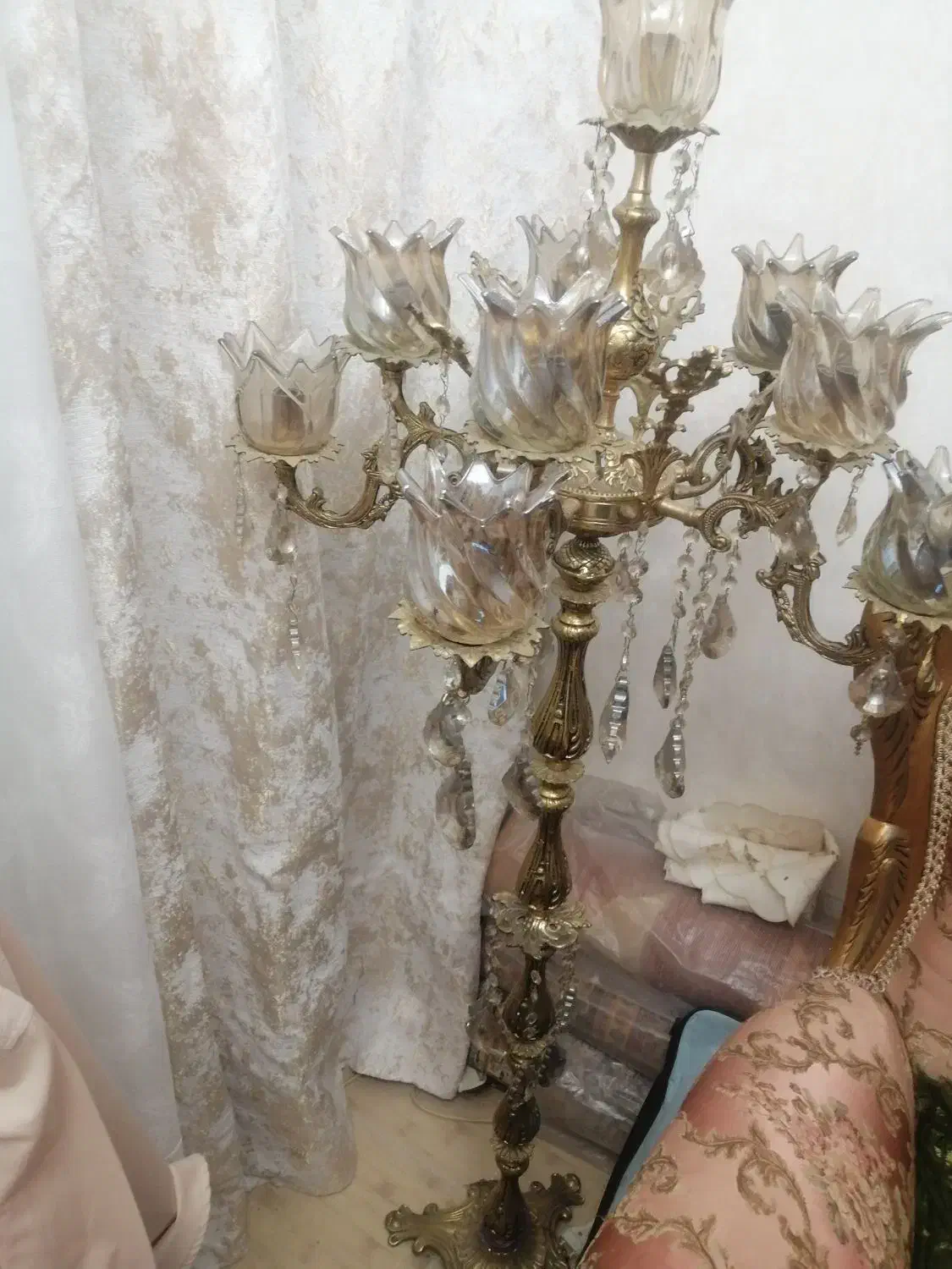 کنارسالنی برنز اصل|لوستر و چراغ آویز|پاکدشت, پاکدشت (مامازند)|دیوار