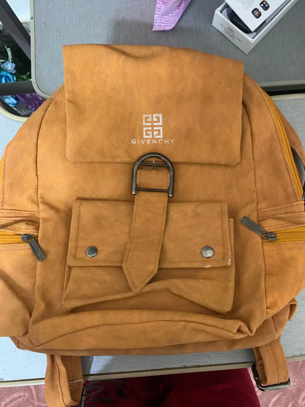 کوله پشتی خردلی دخترانه|کیف، کفش، کمربند|ملایر, |دیوار