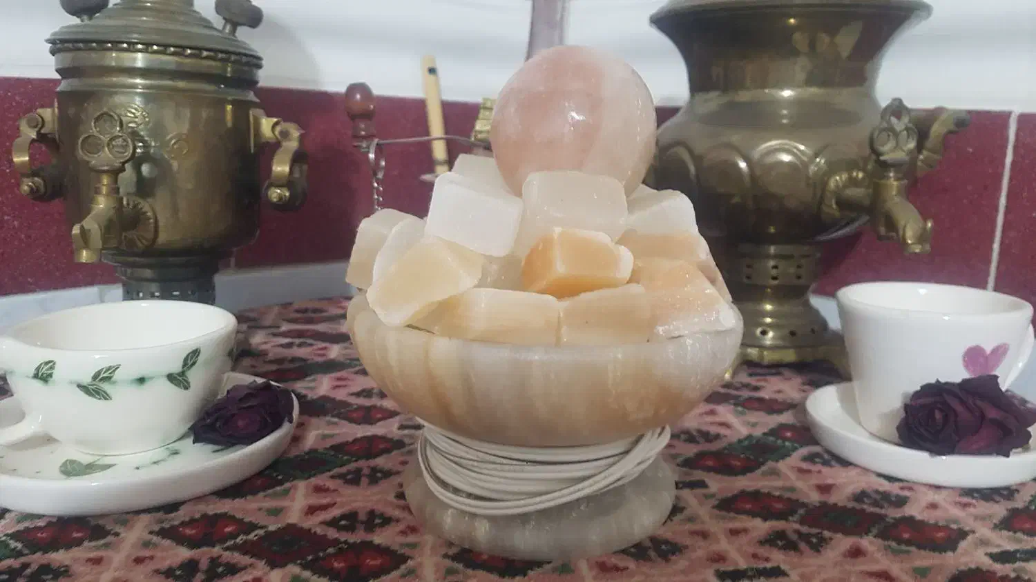 چراغ شب خواب سنگی|چراغ خواب و آباژور|بهشهر, |دیوار