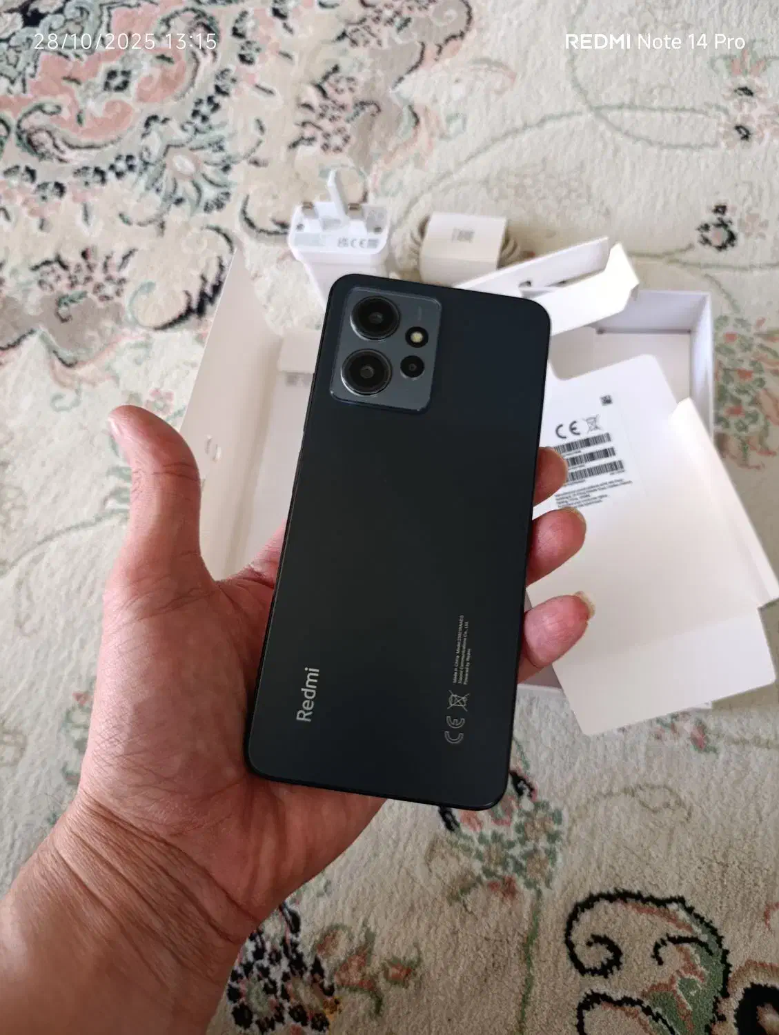 شیایومی نت ۱۲ ۱۲۸ گیگ  رام ۸ عین اکبند.نوی نوی نو|موبایل|کاشان, عربها|دیوار