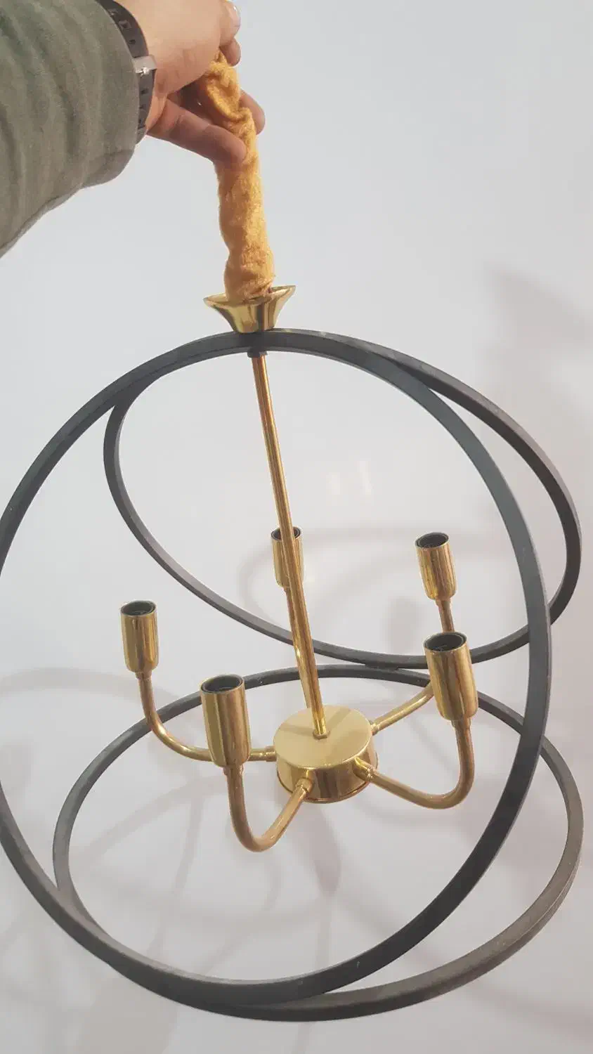 لوستر ۵ شعله|لوستر و چراغ آویز|زنجان, |دیوار