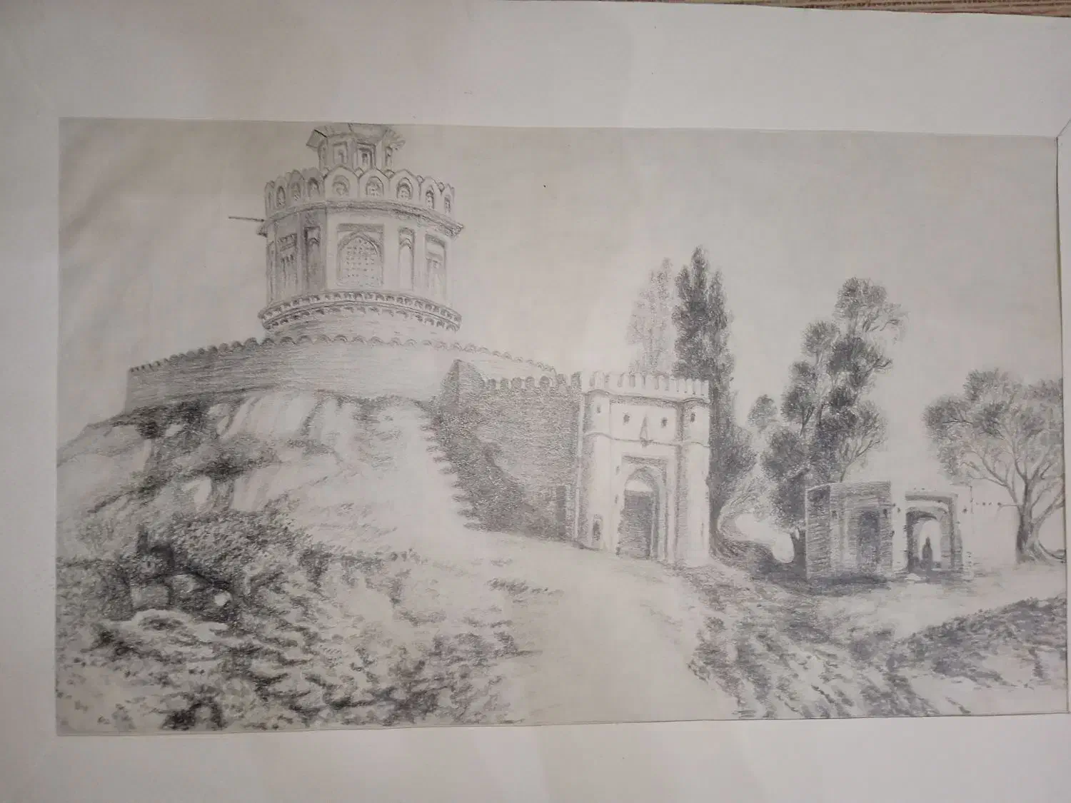 تابلو سیاه قلم/چهره با پاستل/طبیعت بی جان با ذغال|تابلو، نقاشی، عکس|قم, حاج زینل|دیوار