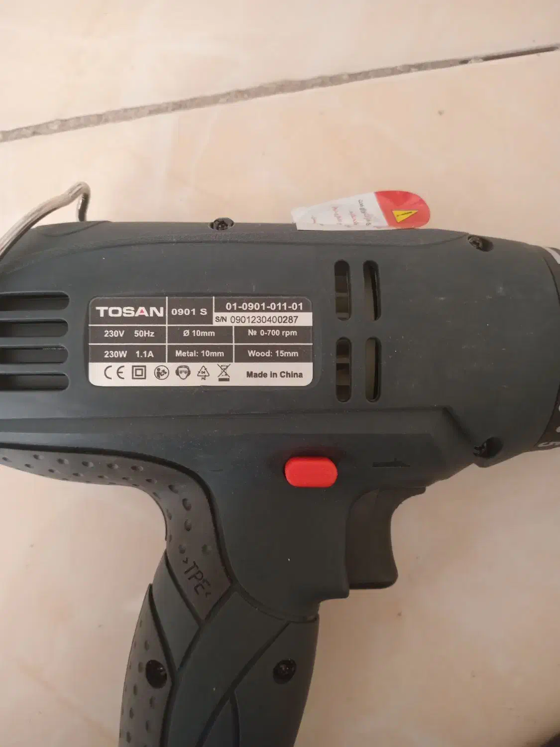 دریل پیچ گوشتی برقی توسن مدل ۰۹۰۱s نو اک اصلا پلمپ|ابزارآلات|شیراز, ابیوردی|دیوار